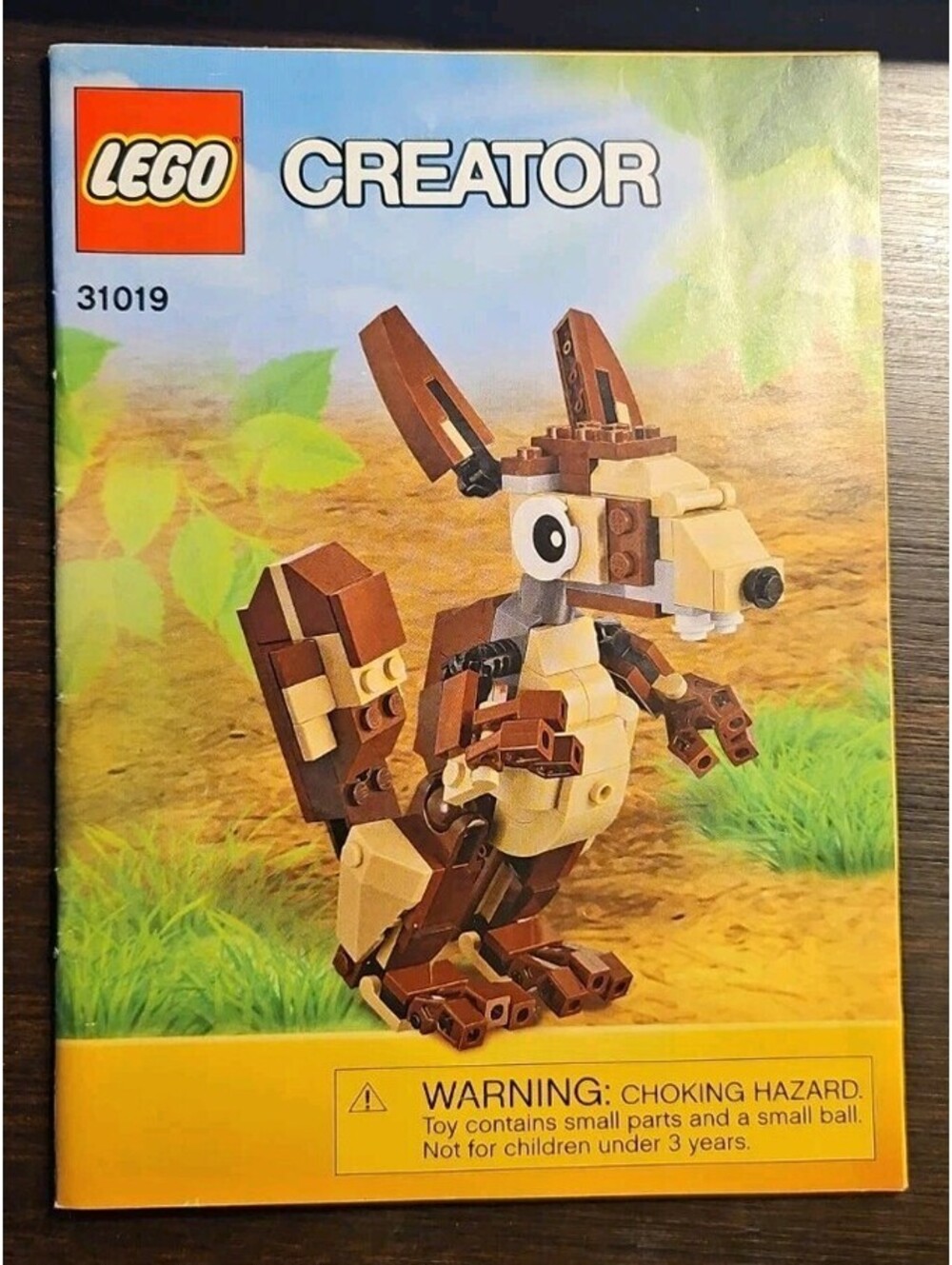LEGO Creator 31019 Forest Animals Instruction Manual Booklet 1 Only